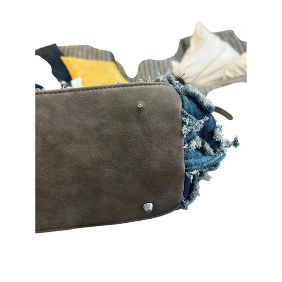 MMS Design Studios Denim Patchwork Handbag (missing 1 Footrest See Picture)‎ - Picture 7 of 7